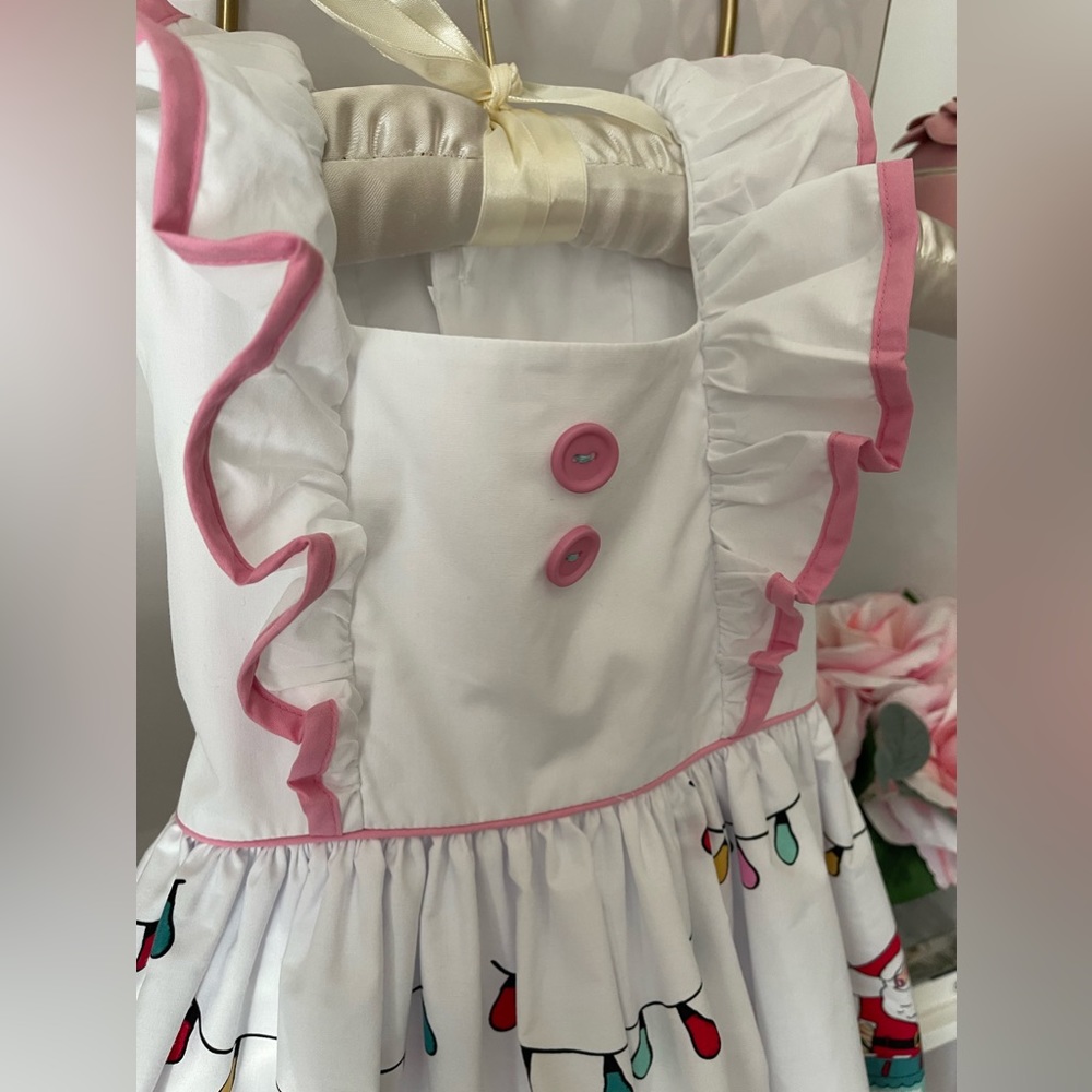🔴🔴🔴SOLD🔴🔴🔴Eleanor Rose Girls holiday Christmas dress size 5-6 EUC - Picture 2 of 4